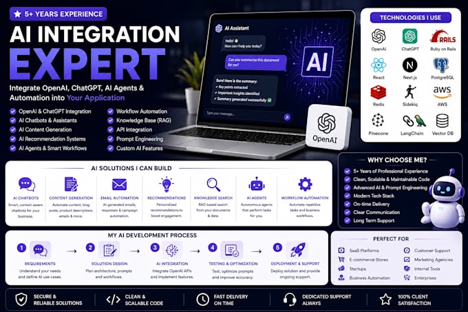 develop ai agents, chatbots, and automation workflows