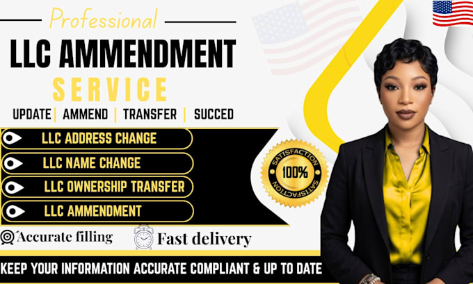 do llc amendment llc address change llc name change llc ownership transfer
