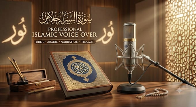 record a professional islamic voice over