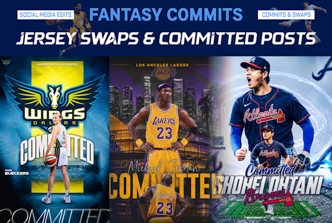 jersey swap commitment poster kit swap and sports graphics