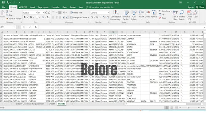 do data entry, data cleaning and reports in google sheets and excel