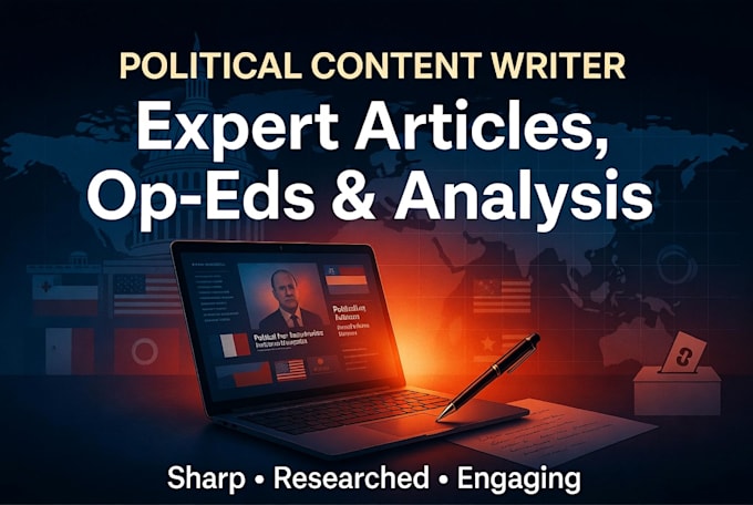 write high quality political articlles and analysis