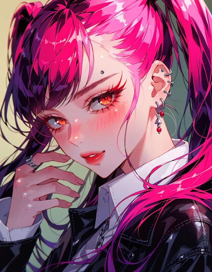 draw anime art illustration professionally