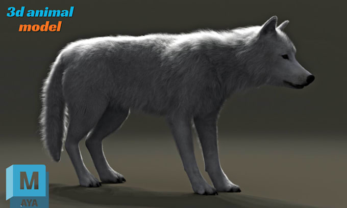 create 3d animal model for games, animation or rendering