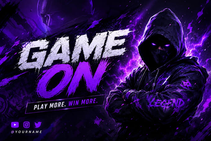 create professional gaming banners