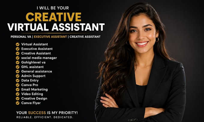 do creative virtual assistant, personal virtual assistant, executive assistant