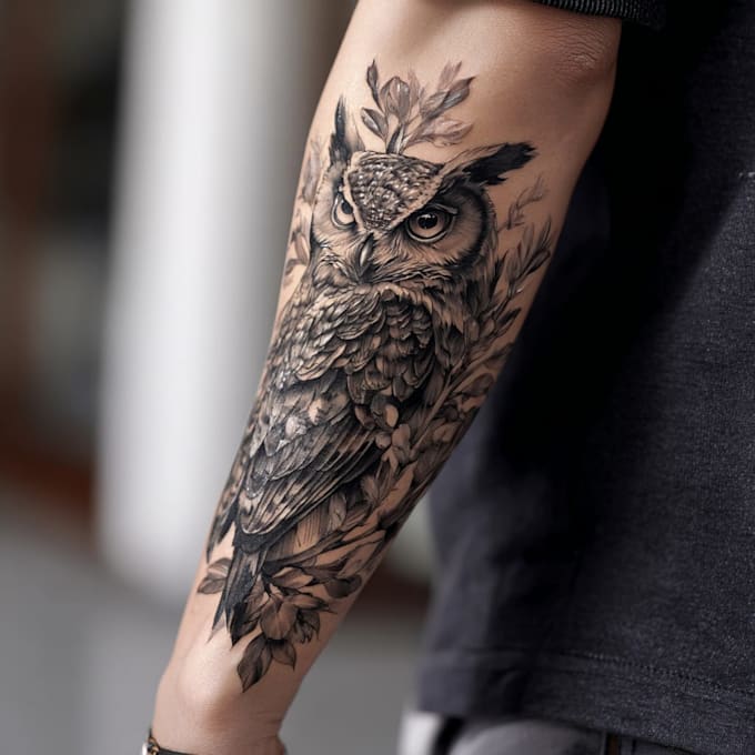 make professional geometric linework tatto design