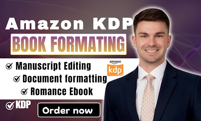 amazon kdp document editing book formatting manuscript editing kindle formatting