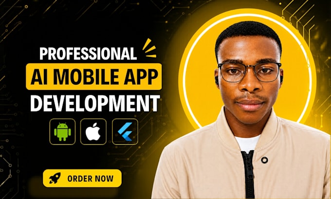 do ai mobile app development, saas app, ios app, android app, flutter developer