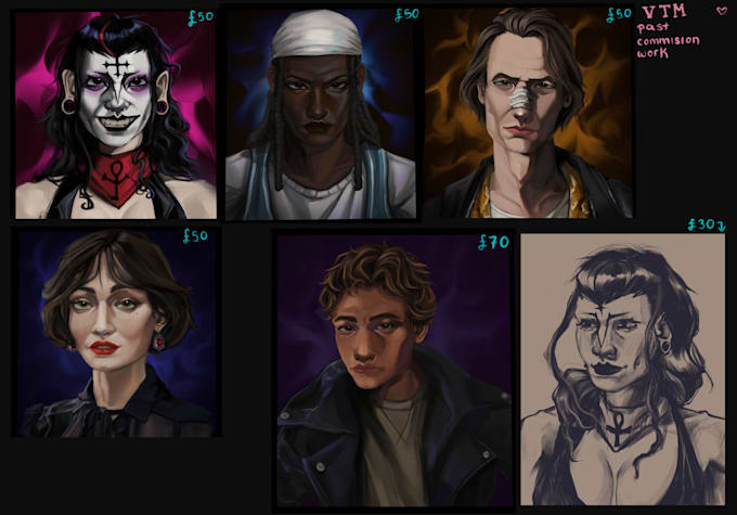 create a digital drawing of your oc