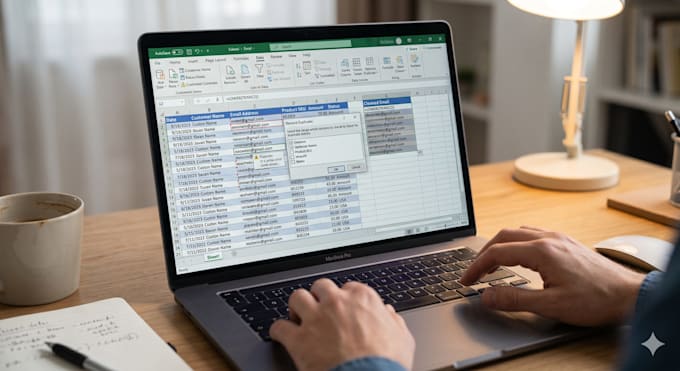 clean and format excel or CSV data