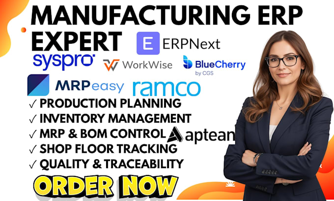 syspro mrpeasy ramco workwise erpnext bluecherry aptean manufacturing erp xtuple