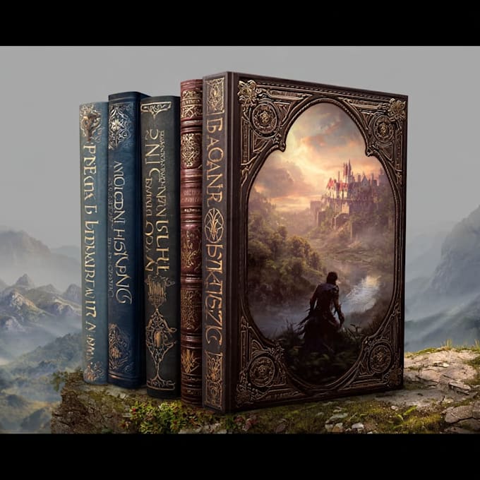 create epic fantasy book cover