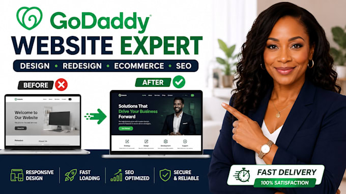 develop godaddy website redesign godaddy godaddy ecommerce seo godaddy builder