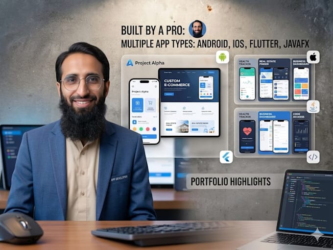 develop a professional android and ios mobile app for your business