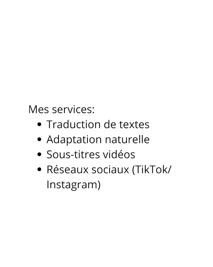 traduction et adaptation de textes