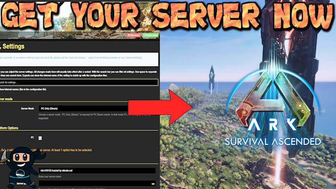 code your ark survival ascended configs