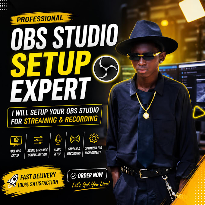 setup obs studio streamlabs twitch youtube kick live streaming and recording
