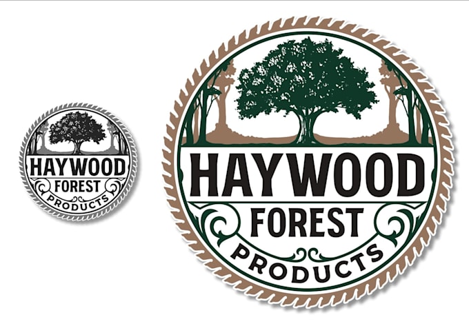 do modern creative woodworking logo design