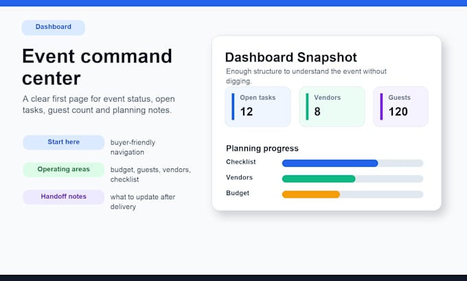 build a custom notion event planning dashboard