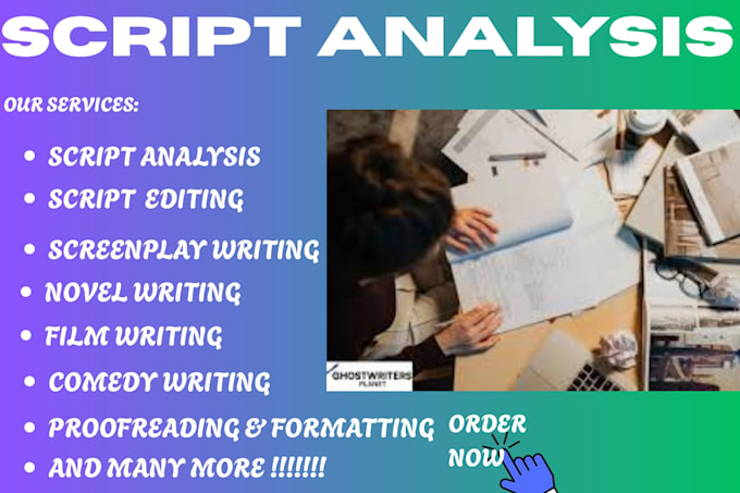 provide script coverage feedback, film script analysis, screenplay note,TV pilot