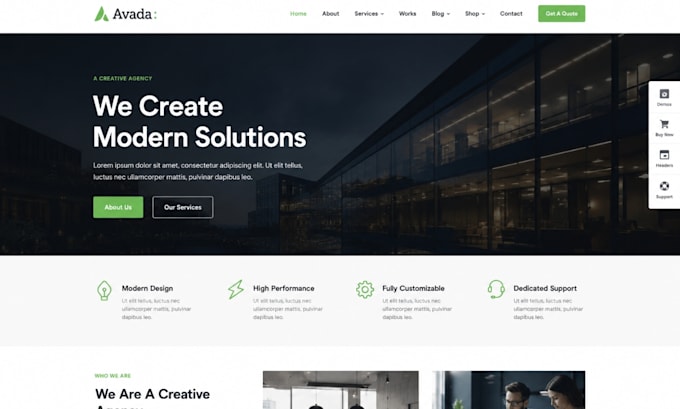 build avada website create wordpress avada website customize wordpress avada