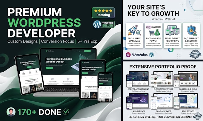 design a modern wordpress website