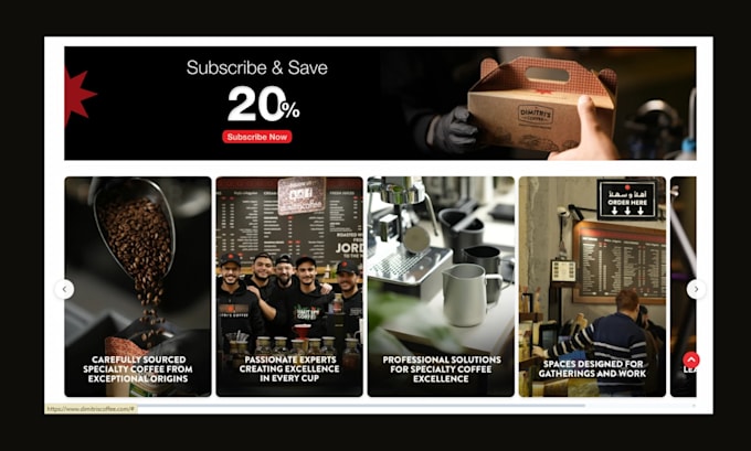 build coffee shopify store coffee website coffee shop private label coffee store