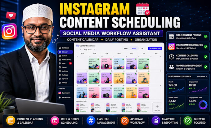 be instagram virtual assistant for coaches, creators, agencies and startups
