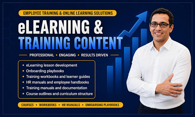 create online course content, training workbook, HR manuals, onboarding playbook