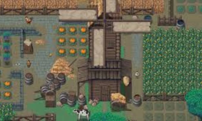 create custom pokemon pixel art map tiled map pixel art tileset rpg maker mv mz