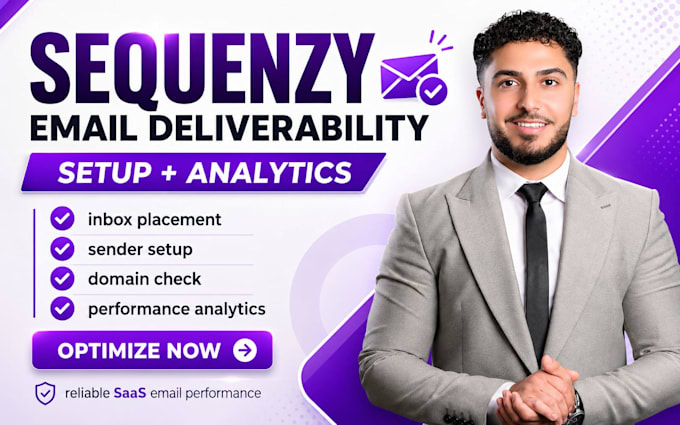 setup sequenzy saas email deliverability dns record analytics