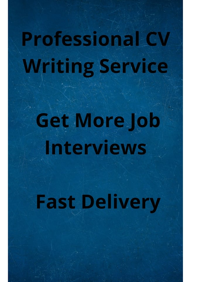 write and improve your CV for job applications