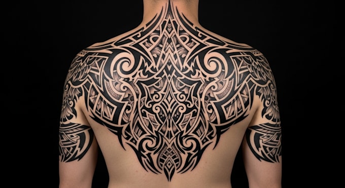 draw handcrafted tribal tattoo designs