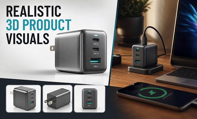 design amazon product infographics with 3d renders