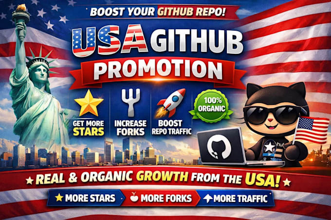 do your organic github promotion to gain stars fork repo traffic