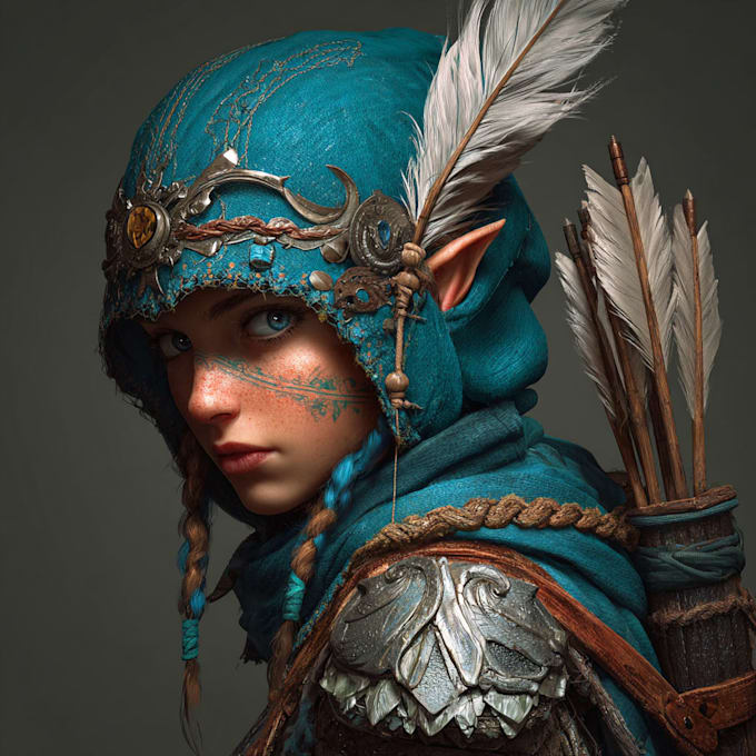 fantasy character art and fantasy character art