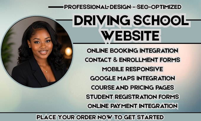 driving school website driving training website driving instructor site redesign