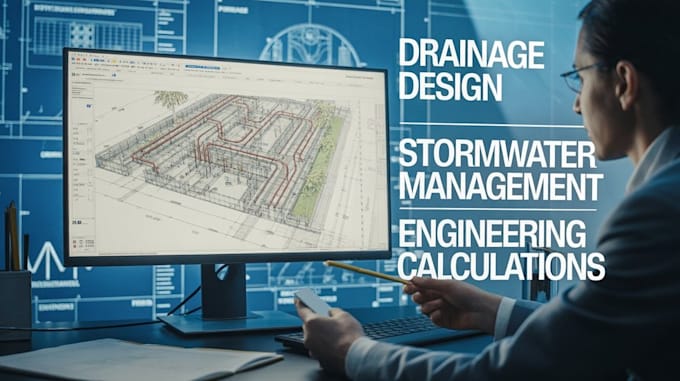provide drainage design, stormwater management and site grading plans