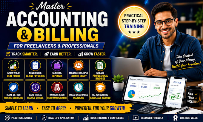 help freelancers and students to learn practical accounts and tax work