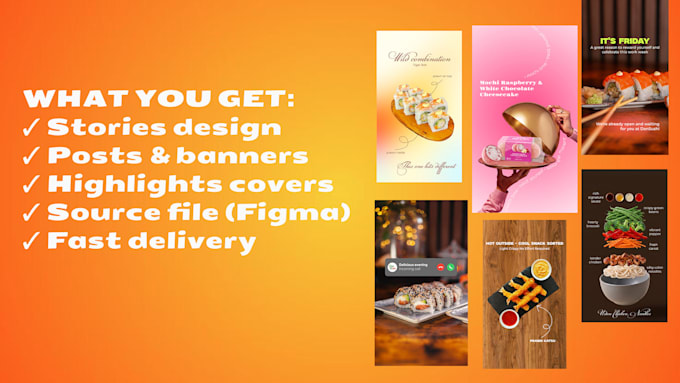 design instagram stories, posts and highlights covers
