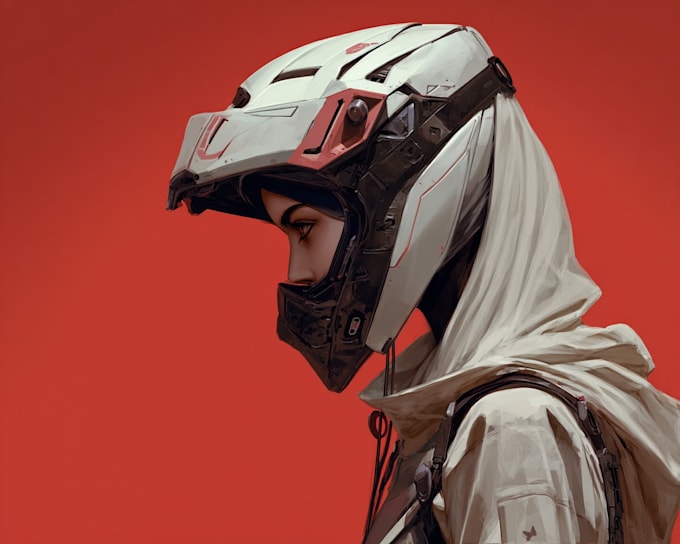make professional sci fi character artwork
