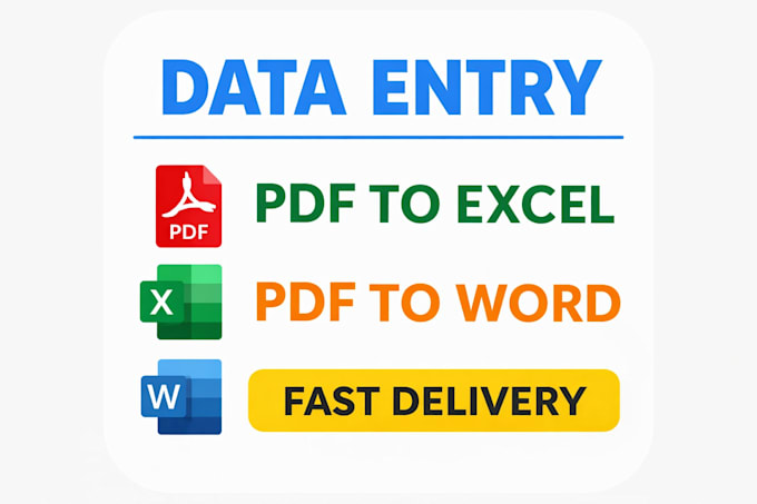 do perfect data entry and virtual assistant tasks