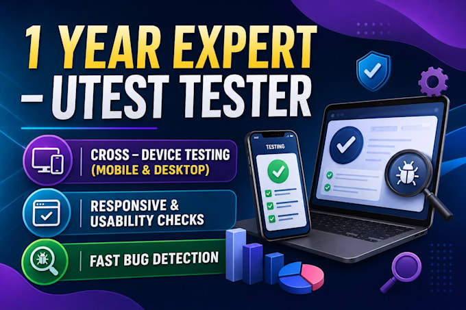 test your website and mobile app for functionality and usability
