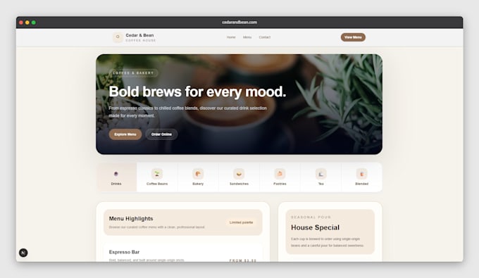 do a website for your small businesses