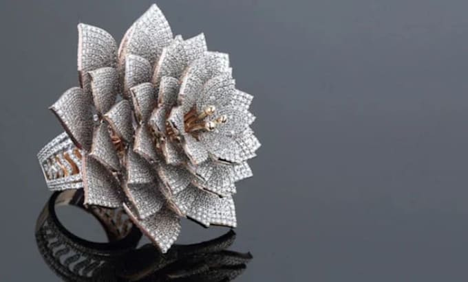 custom jewelry cad design for ring pendant and 3d printing