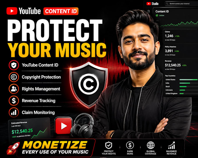 manage youtube content id and protect your music copyrights