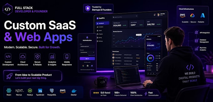 build your custom saas web application