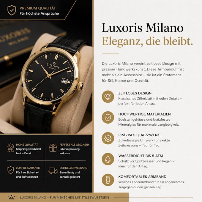 write professional german product descriptions