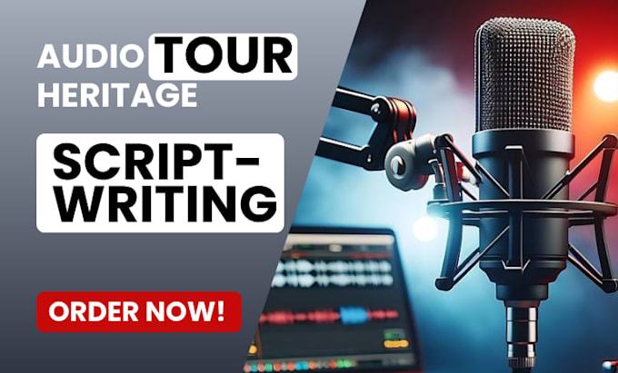 write engaging audio tour and museum guide scripts